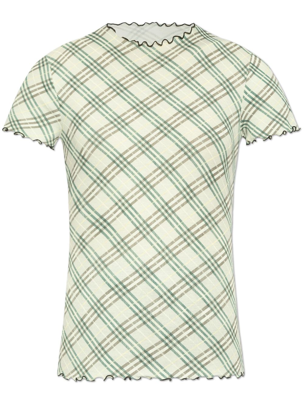 Vintage Check T-shirt - Green