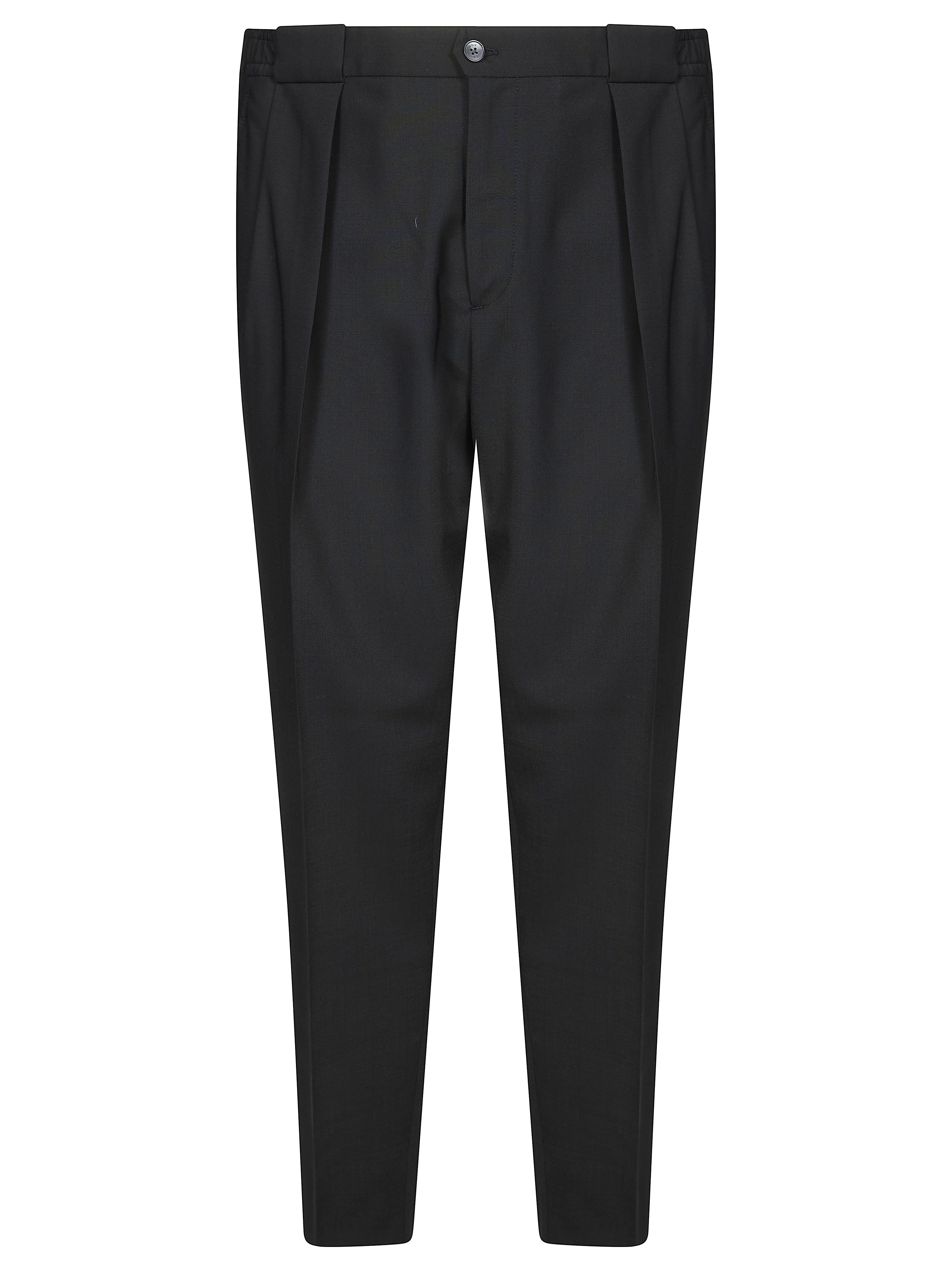 Men's 2-Pleat Elastic Trousers