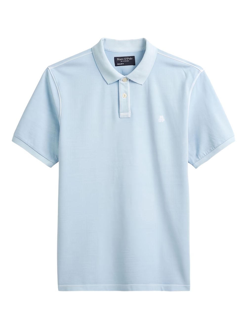 Logo-embroidered polo shirt - Blue