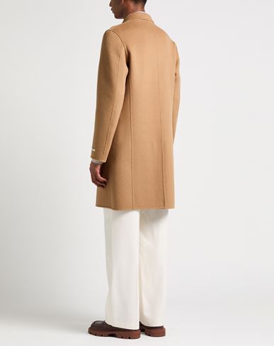 Paltò Man Coat Camel Size 38 Wool, Nylon