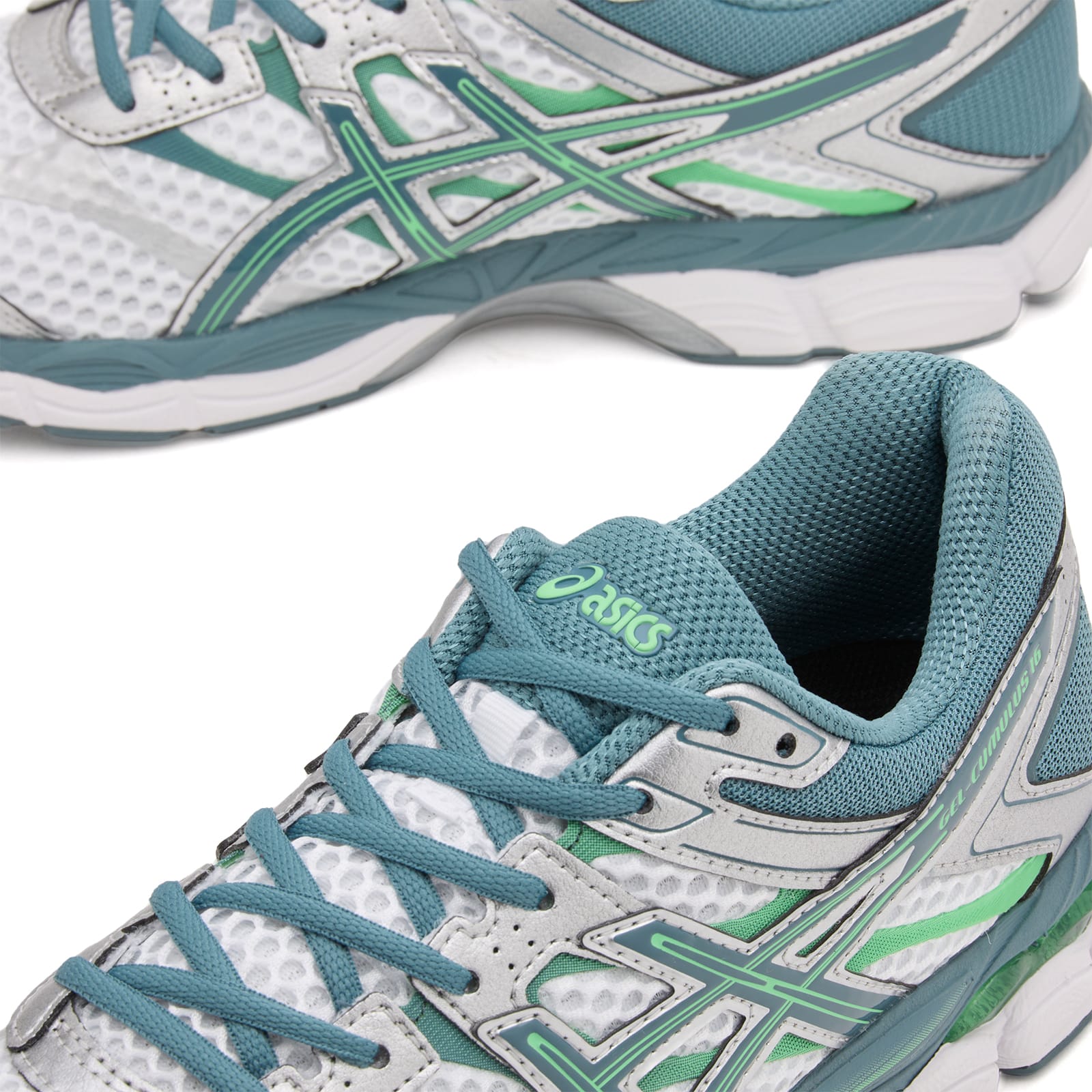 GEL-Cumulus 16 Sneaker in White/Ironclad