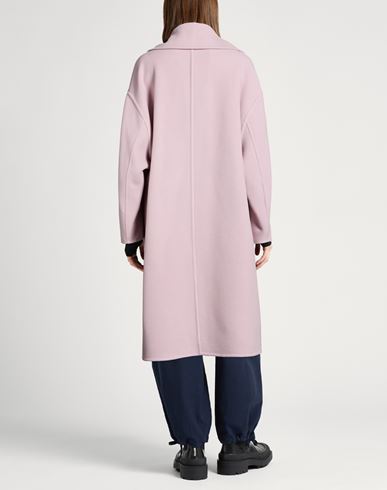 Woman Coat Pink Size 10 Virgin Wool, Polyamide