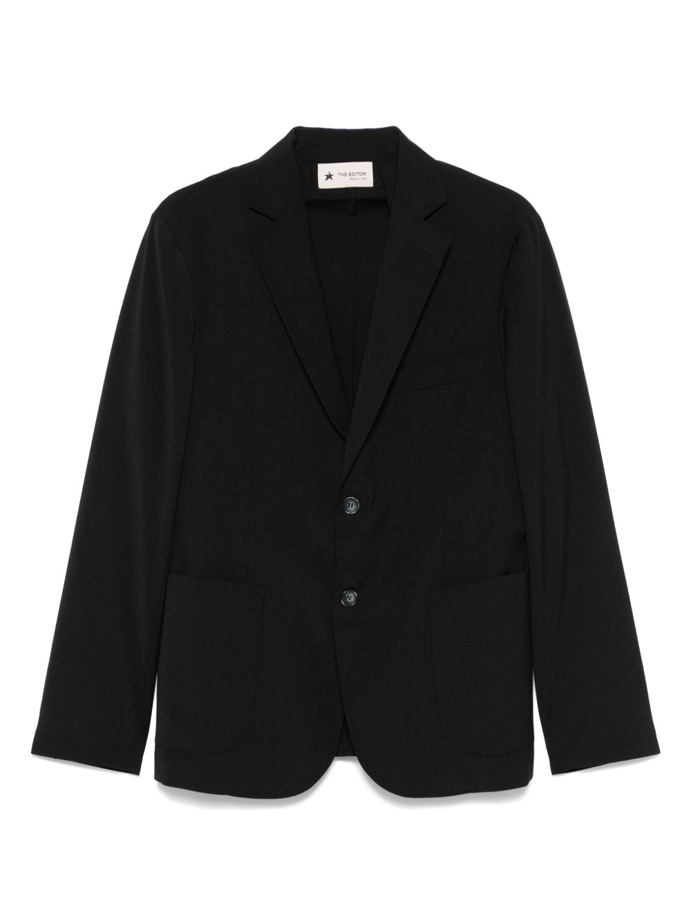 The Editor single-breasted blazer - Black