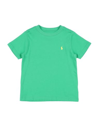 Cotton Jersey Crewneck Tee Kid Boy T-shirt Light green