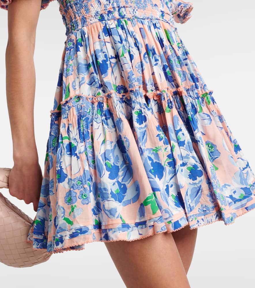 Aurora floral minidress