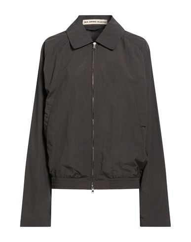 Woman Jacket Charcoal Size L Polyamide, Polyurethane