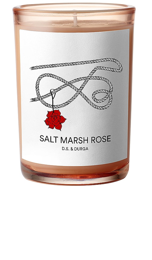 D.S. & DURGA Salt Marsh Rose Candle in Brown