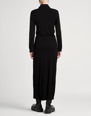 Woman Maxi dress Black Size 6 Viscose