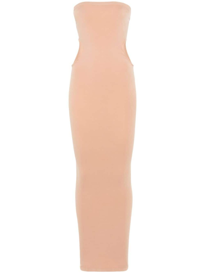 Fatal cut-out midi dress - Neutrals