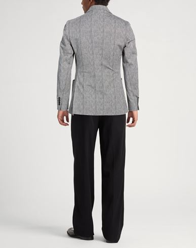 Man Blazer Black Size 36 Cotton, Elastane