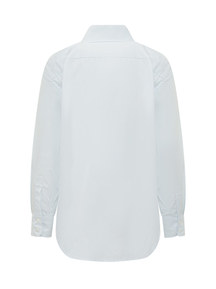 Blue Relaxed Solid Shirt