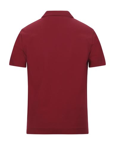 Man Polo shirt Brick Size M Cotton, Elastane