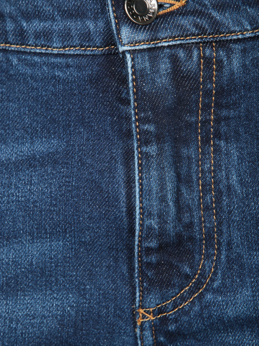 Dolce&Gabbana - regular fit distressed denim pants five pocket