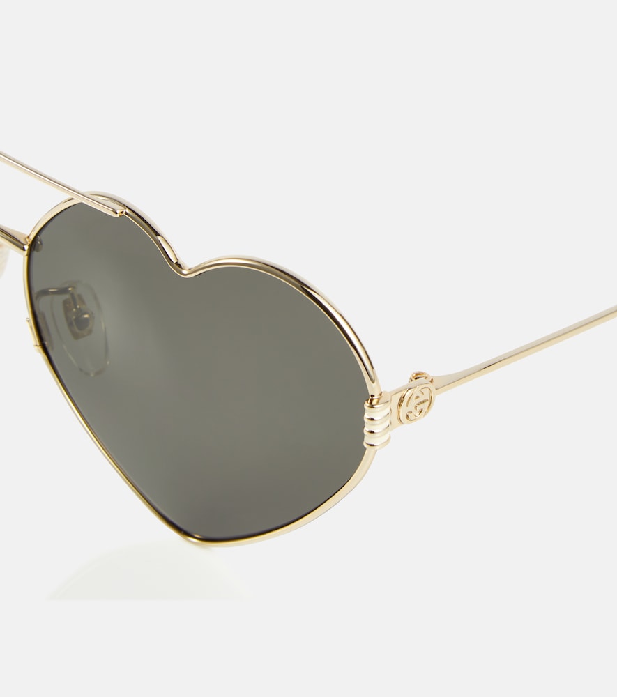 Heart-shaped sunglasses
