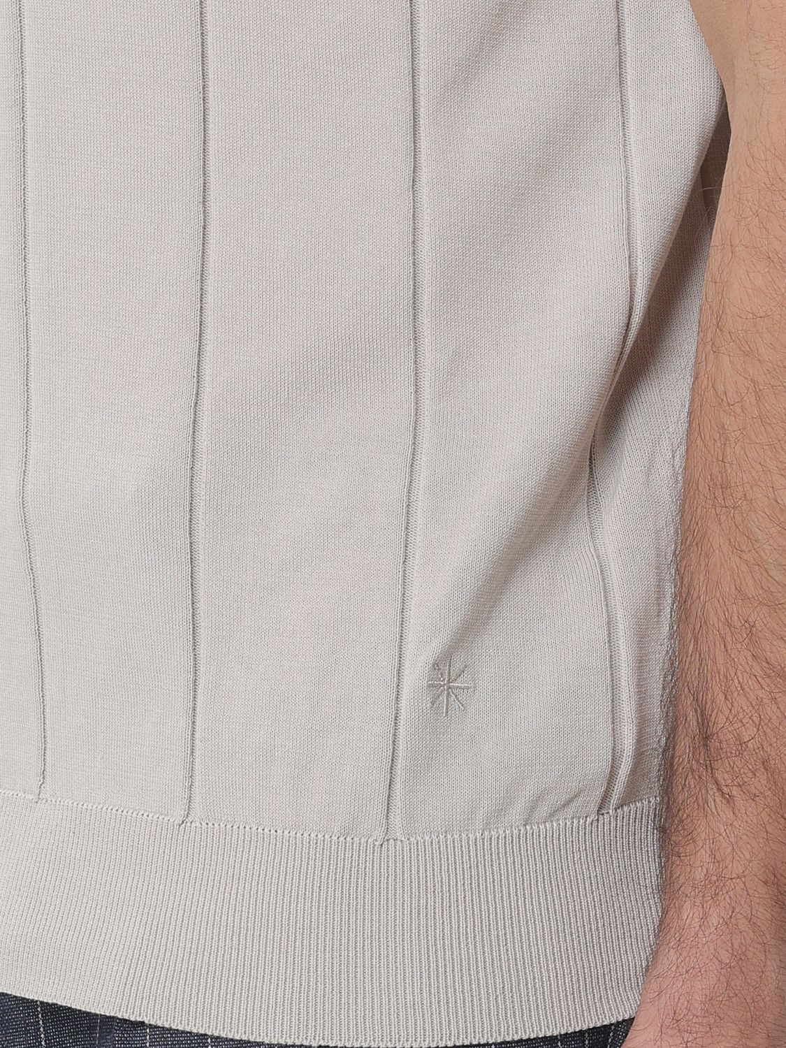 Polo Shirt Men color Beige