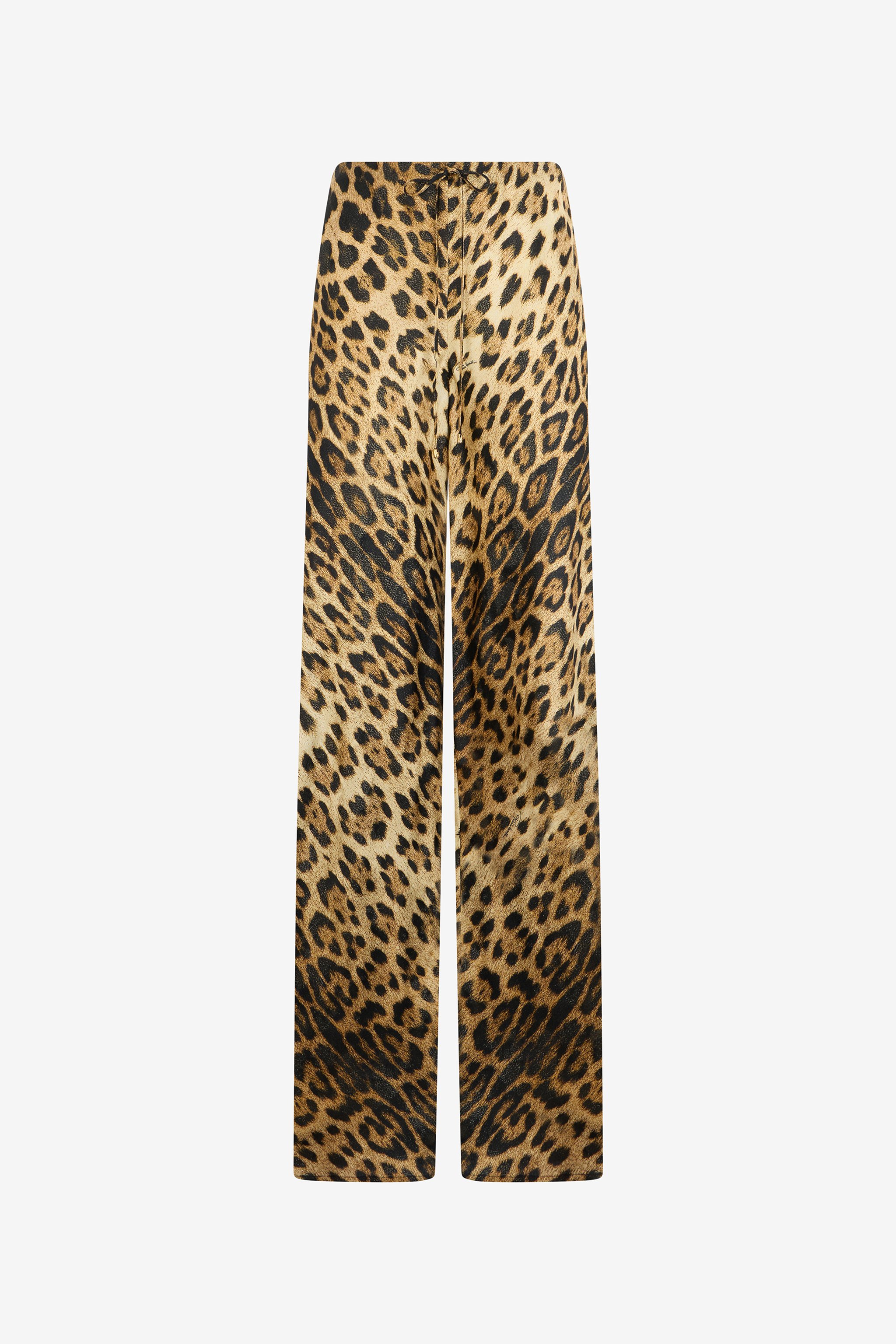 Leopard Print Palazzo Pants