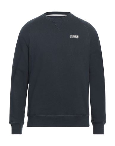 Barbour Man Sweatshirt Navy Size M Cotton, Polyester