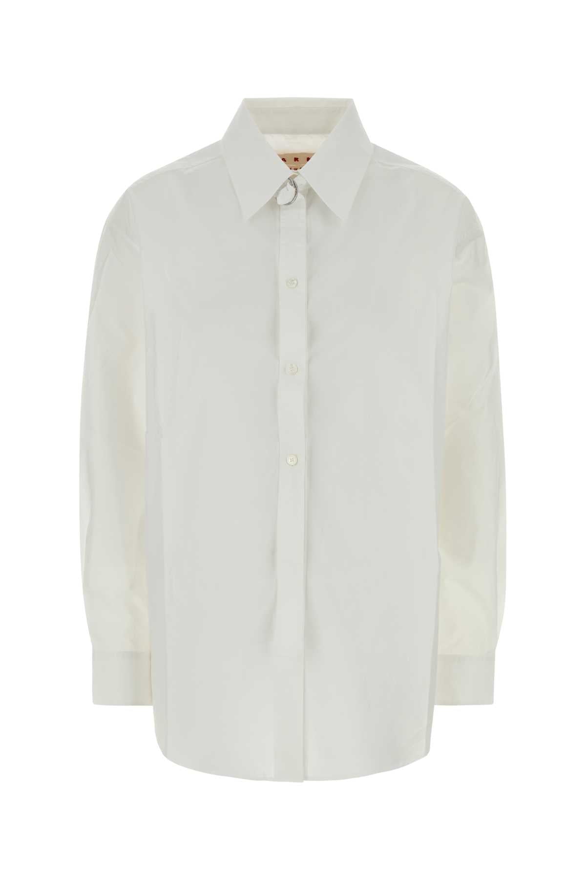 Poplin Shirt — White