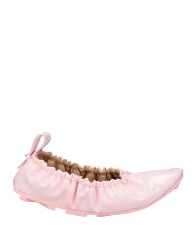 Woman Ballet flats Pink Size 7 Textile fibers