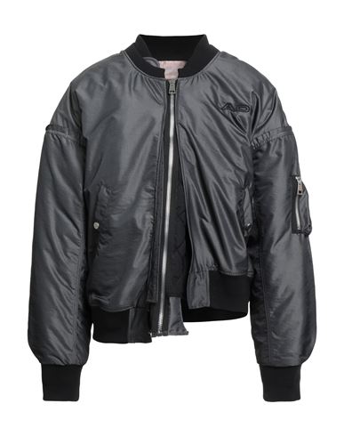 Man Jacket Charcoal Size 38 Polyamide