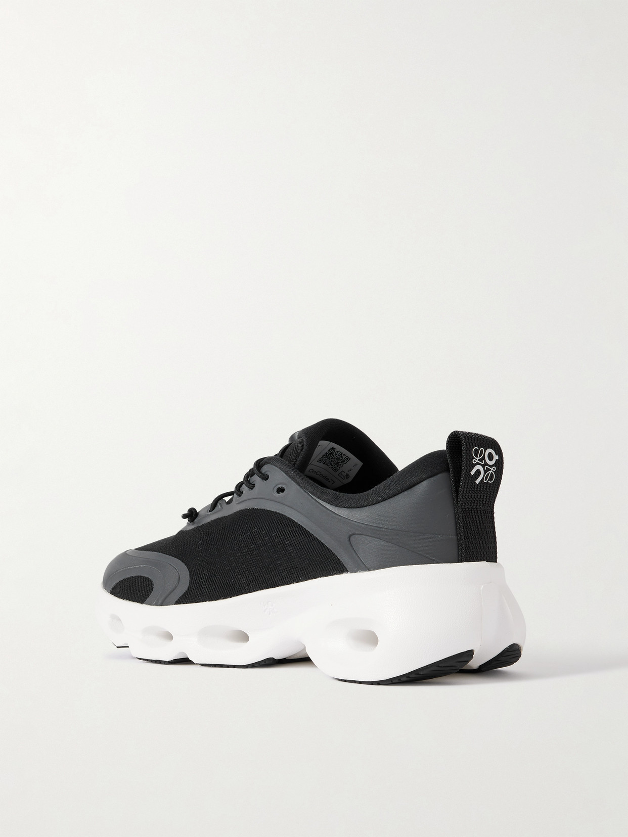 + On Cloud Rubber-trimmed Recycled-mesh Sneakers - Black