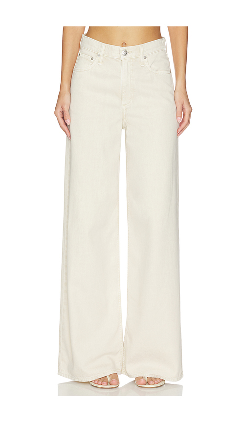 Rag & Bone Sofie Full Wide Jeans in Cream. 23. Also , 26, 27, 28, 29, 30, 32