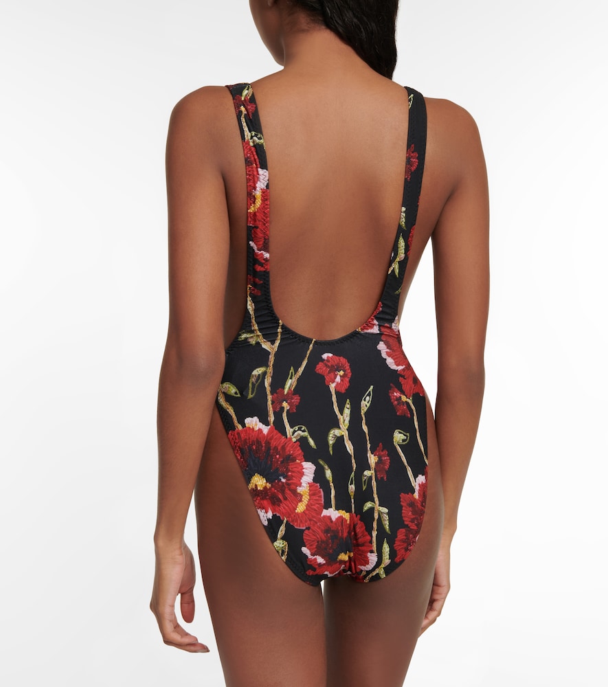 Norma Kamali Marissa floral swimsuit