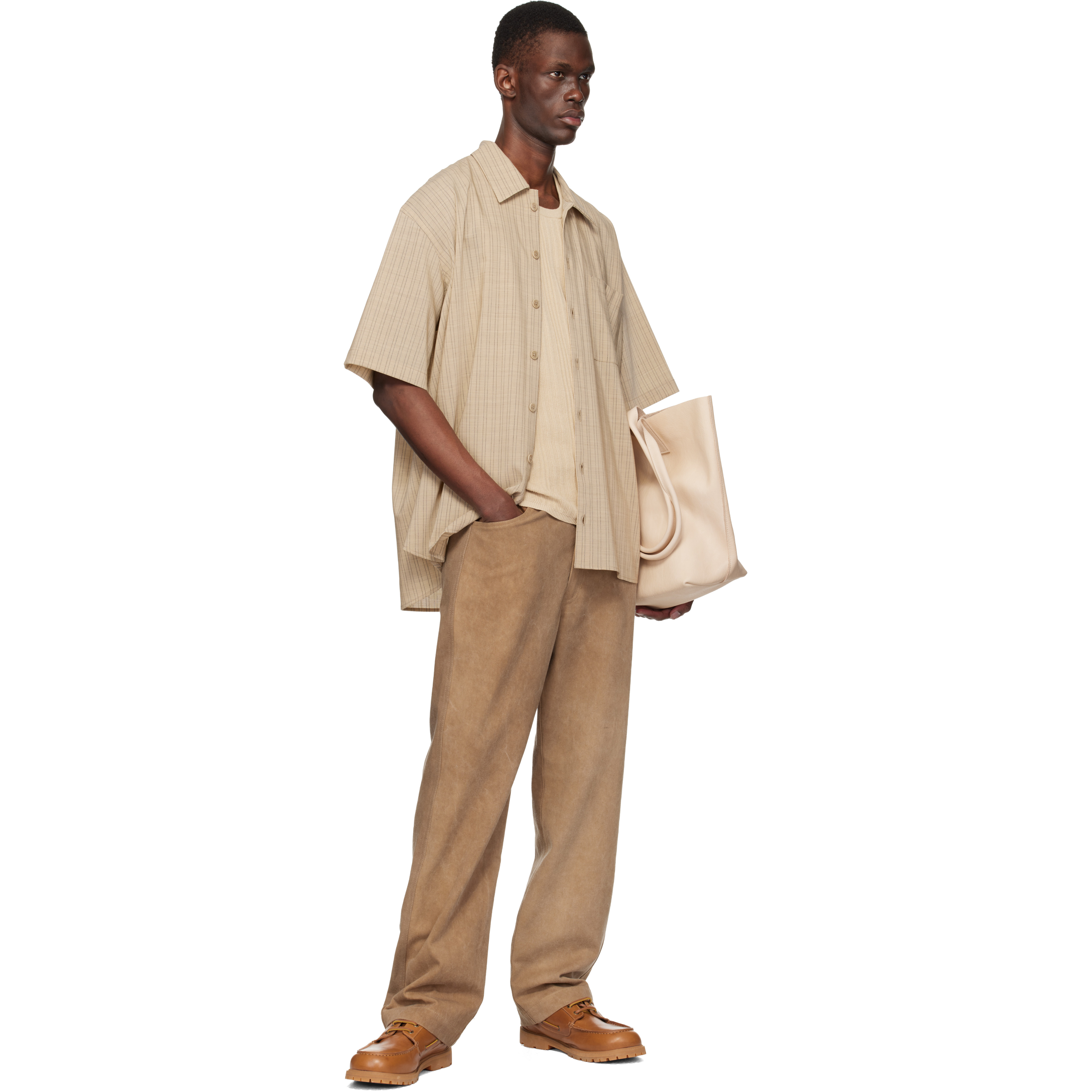 Beige Easy Shirt
