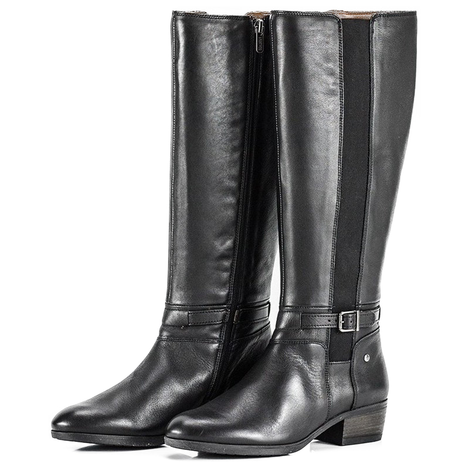 Pikolinos Daroca Calfskin Leather Women's Zip Up Knee High Boots