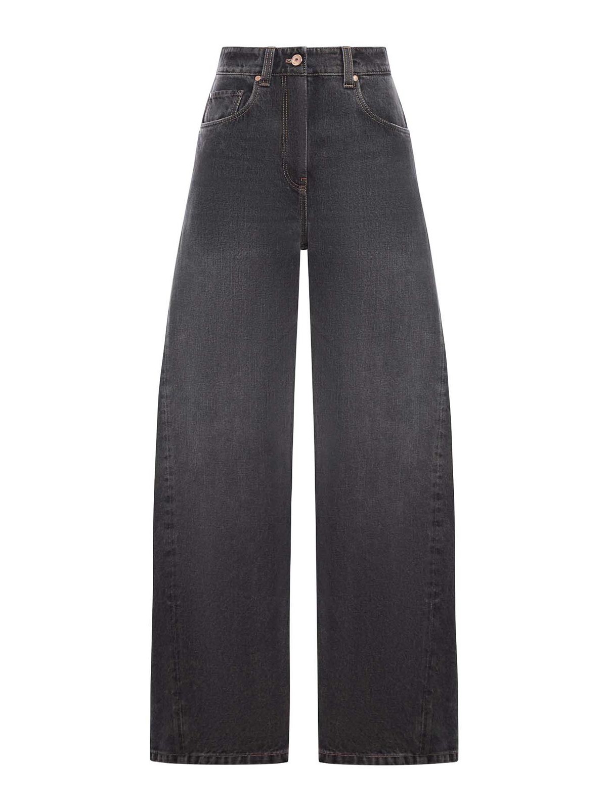 Wide Leg Denim Jeans