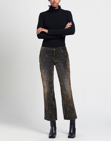 Woman Pants Dark green