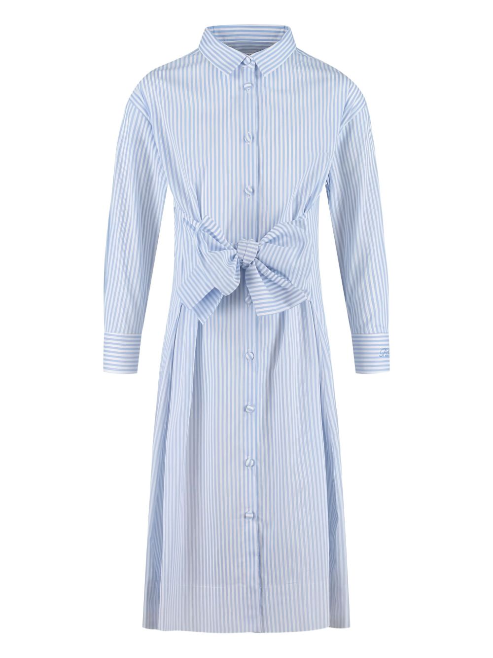 Monnalisa striped dress - Blue
