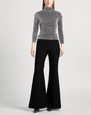 Woman Top Silver Size 0 Polyester, Metallic Polyester, Polyamide