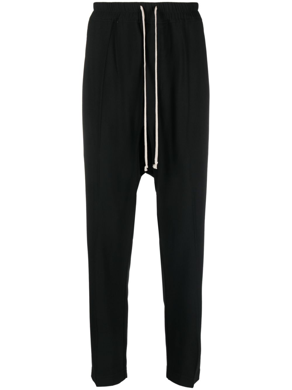 Drop-crotch track pants - Black