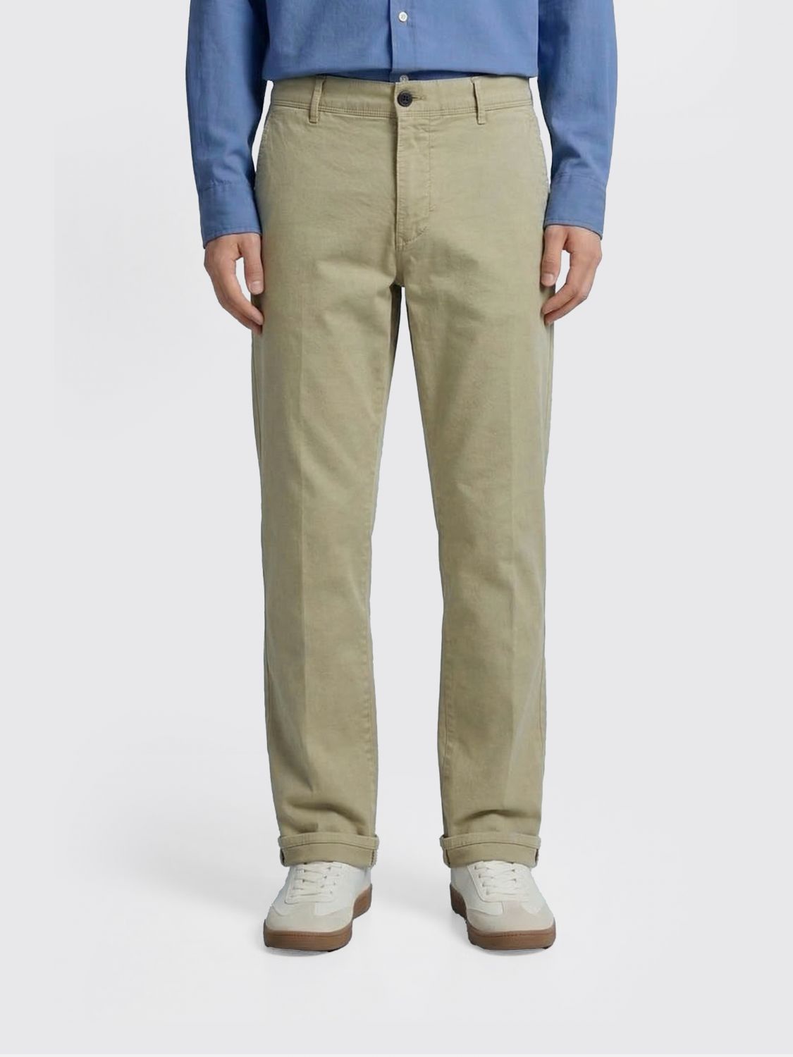 Pants Men color Green