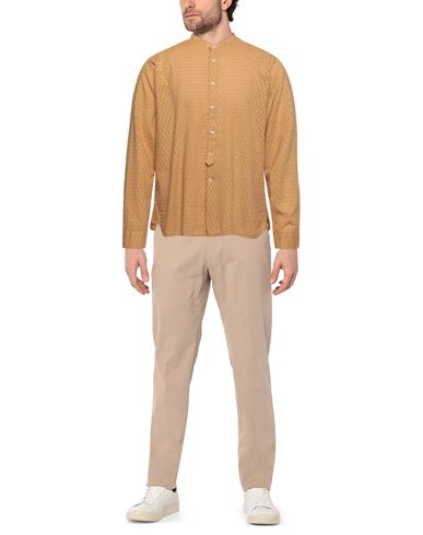 Man Shirt Camel Size 16 ½ Cotton