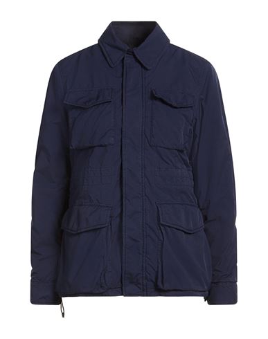 Woman Jacket Blue Size L Polyester, Polyamide