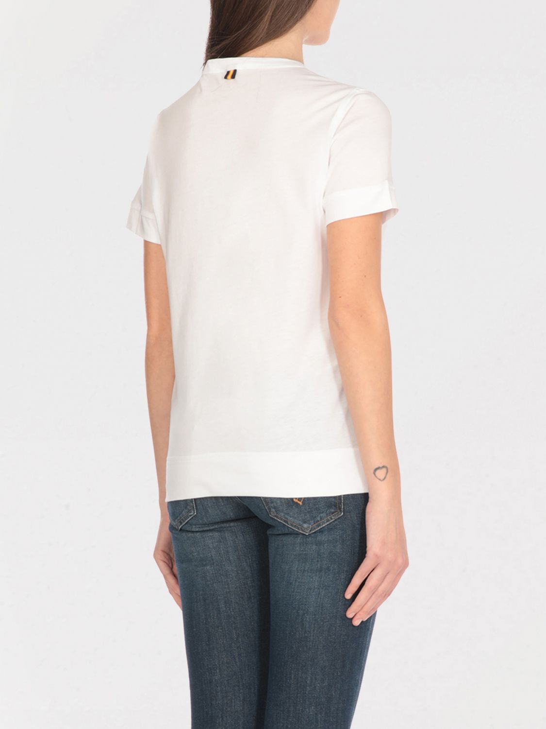 T-Shirt K-WAY Woman color White