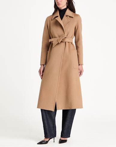 Woman Coat Camel Size 10 Cashmere