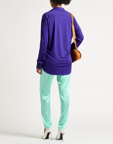Woman Shirt Purple Size M Viscose