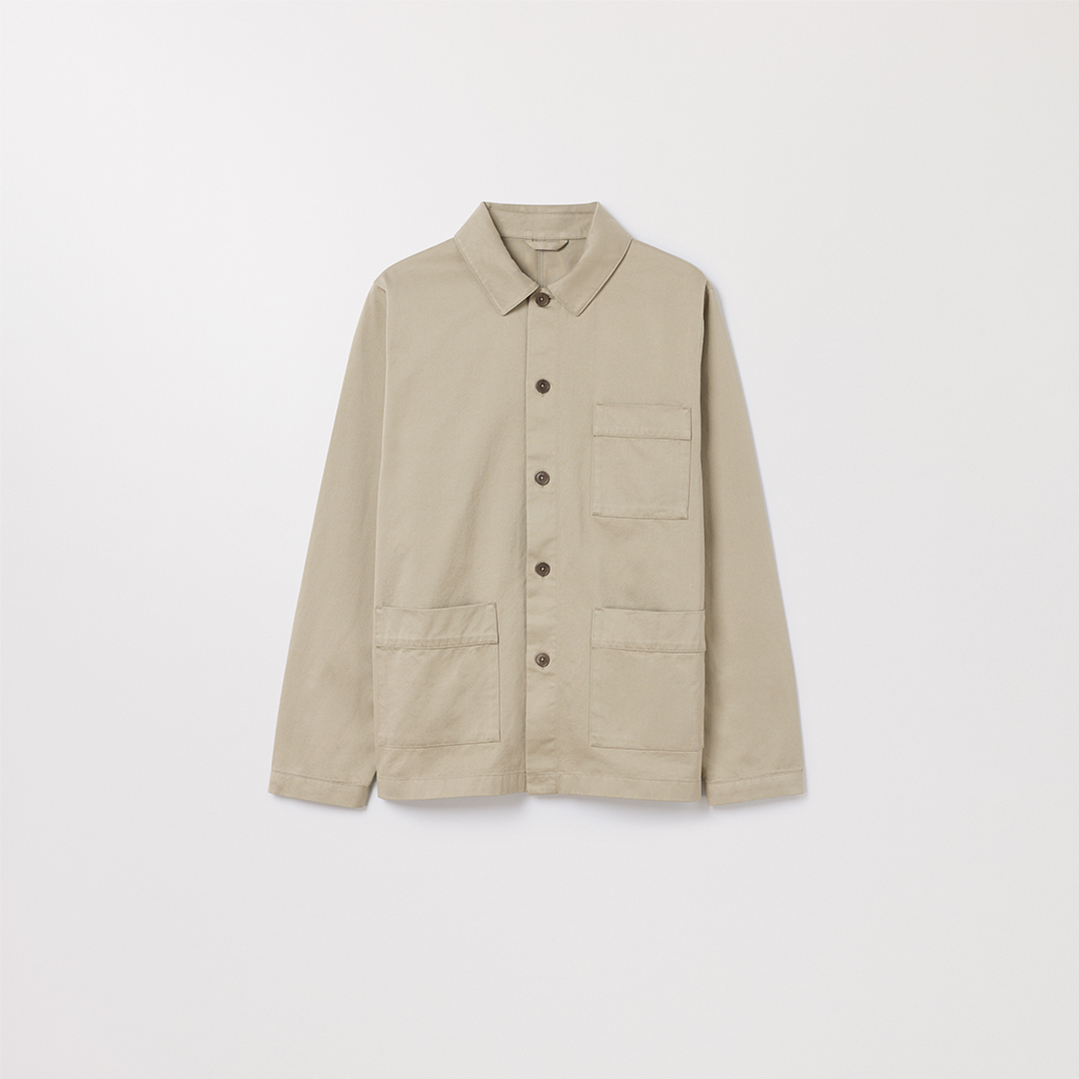 Asket Overshirt beige - Men