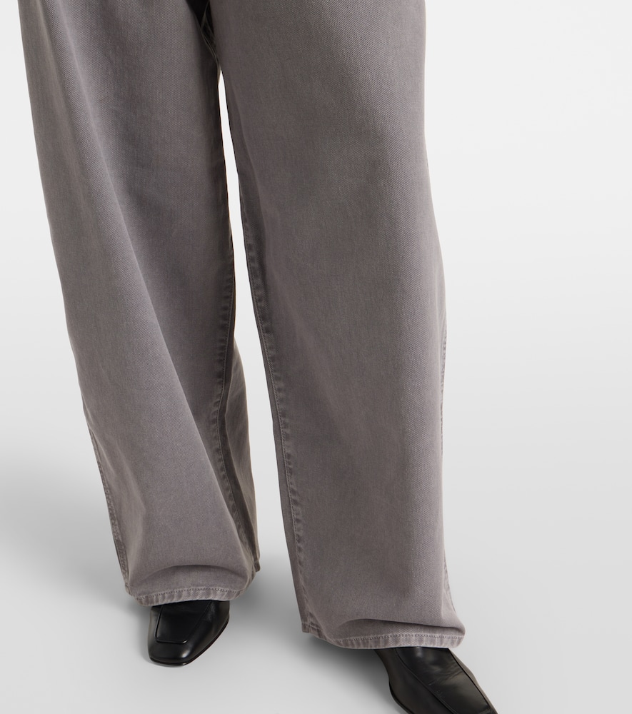 High-rise wide-leg jeans
