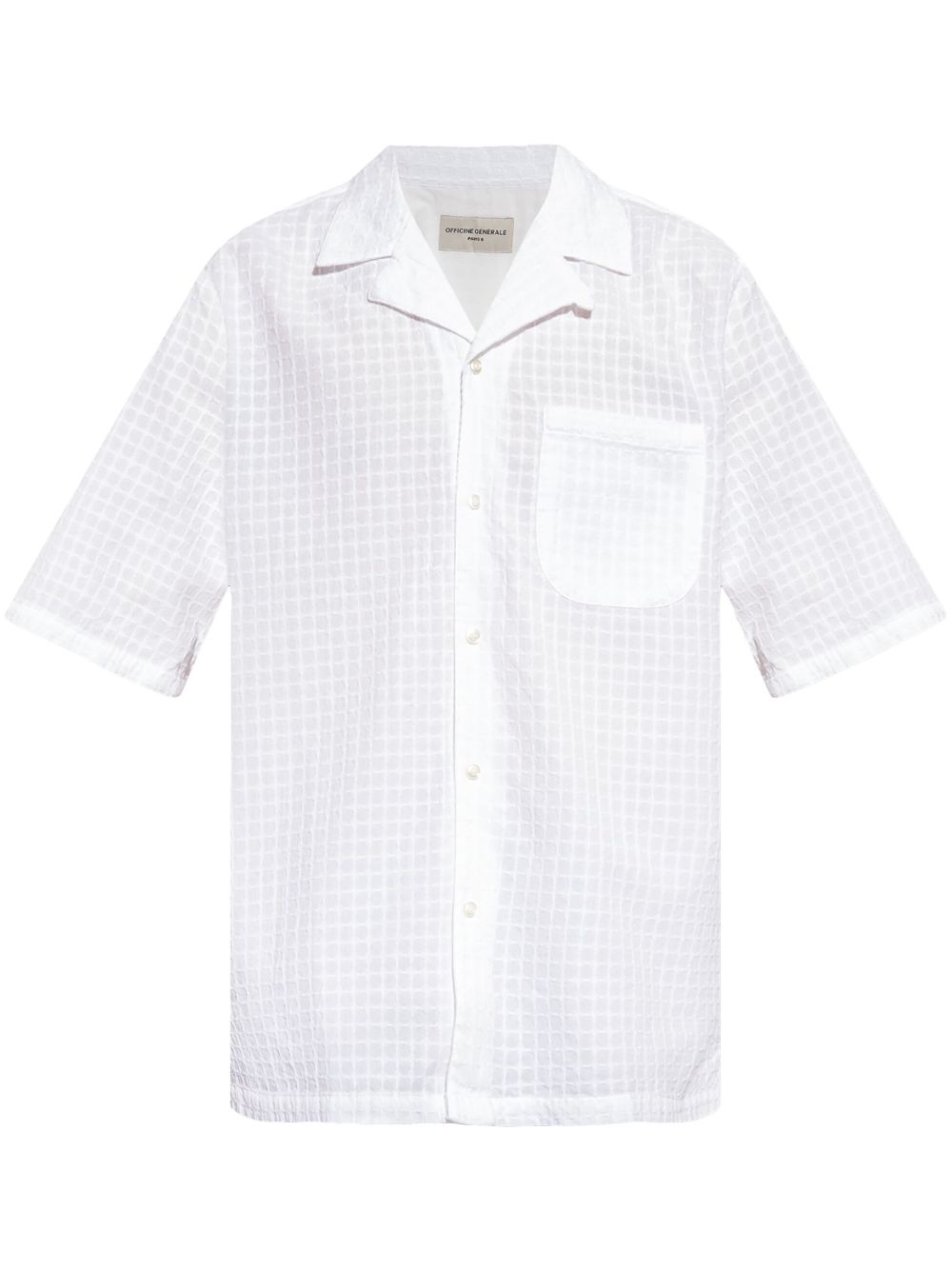 Checkered shirt - White