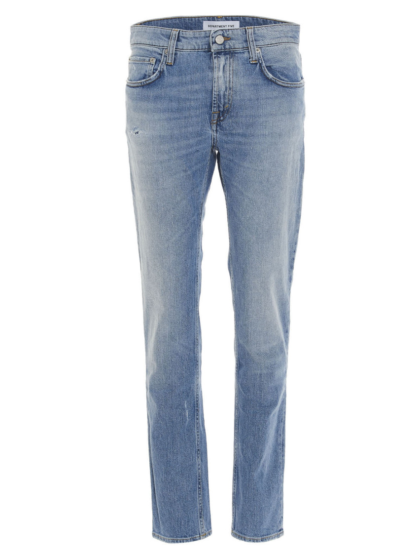 -'Skeith' Jeans Celeste-Uomo
