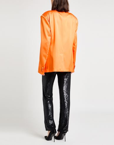 Woman Blazer Orange Size 8 Viscose