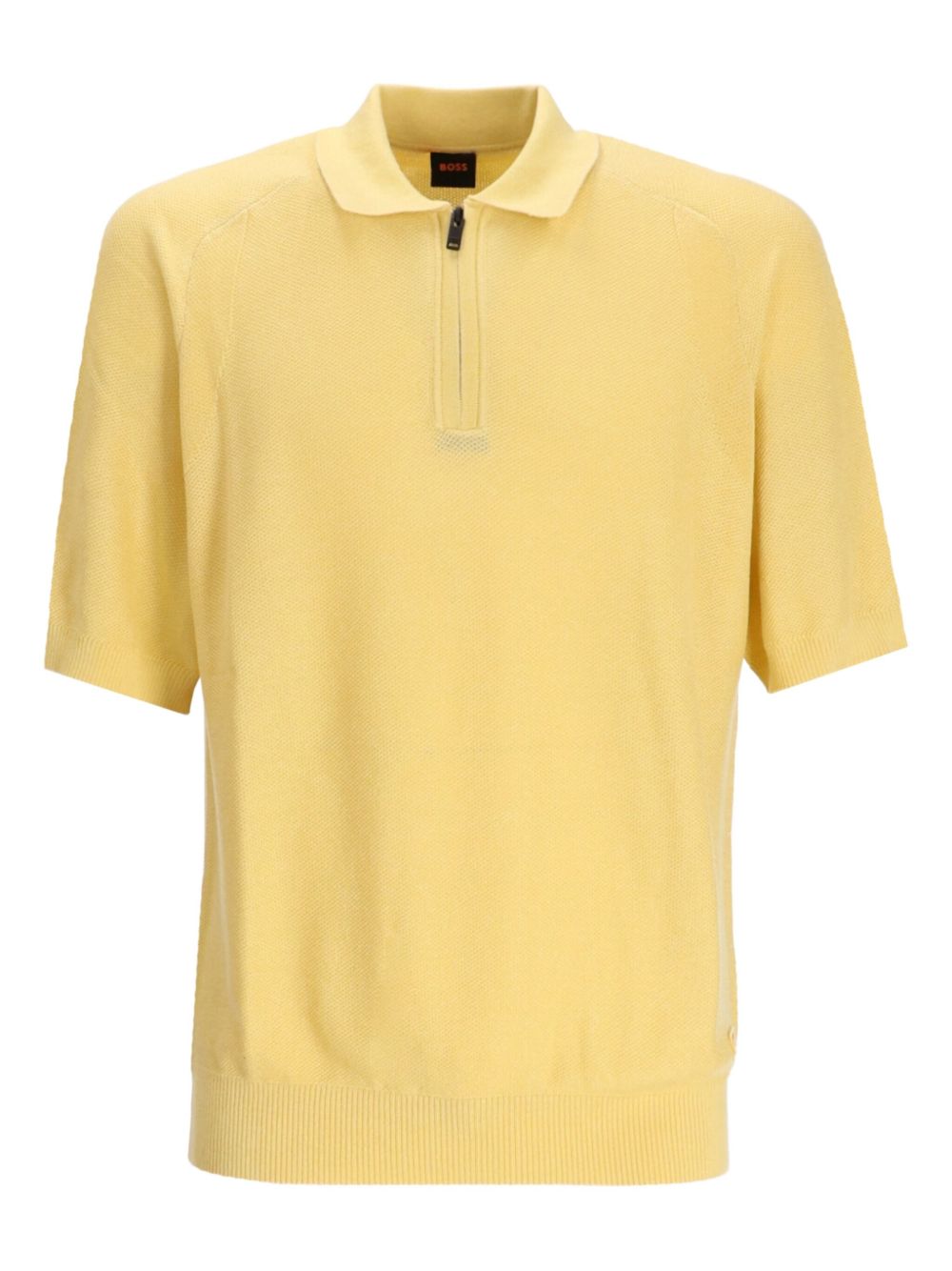 Short-sleeved polo shirt - Yellow