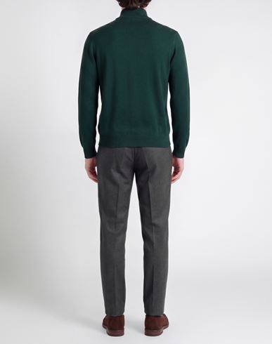 Man Cardigan Dark green Size 40 Virgin Wool
