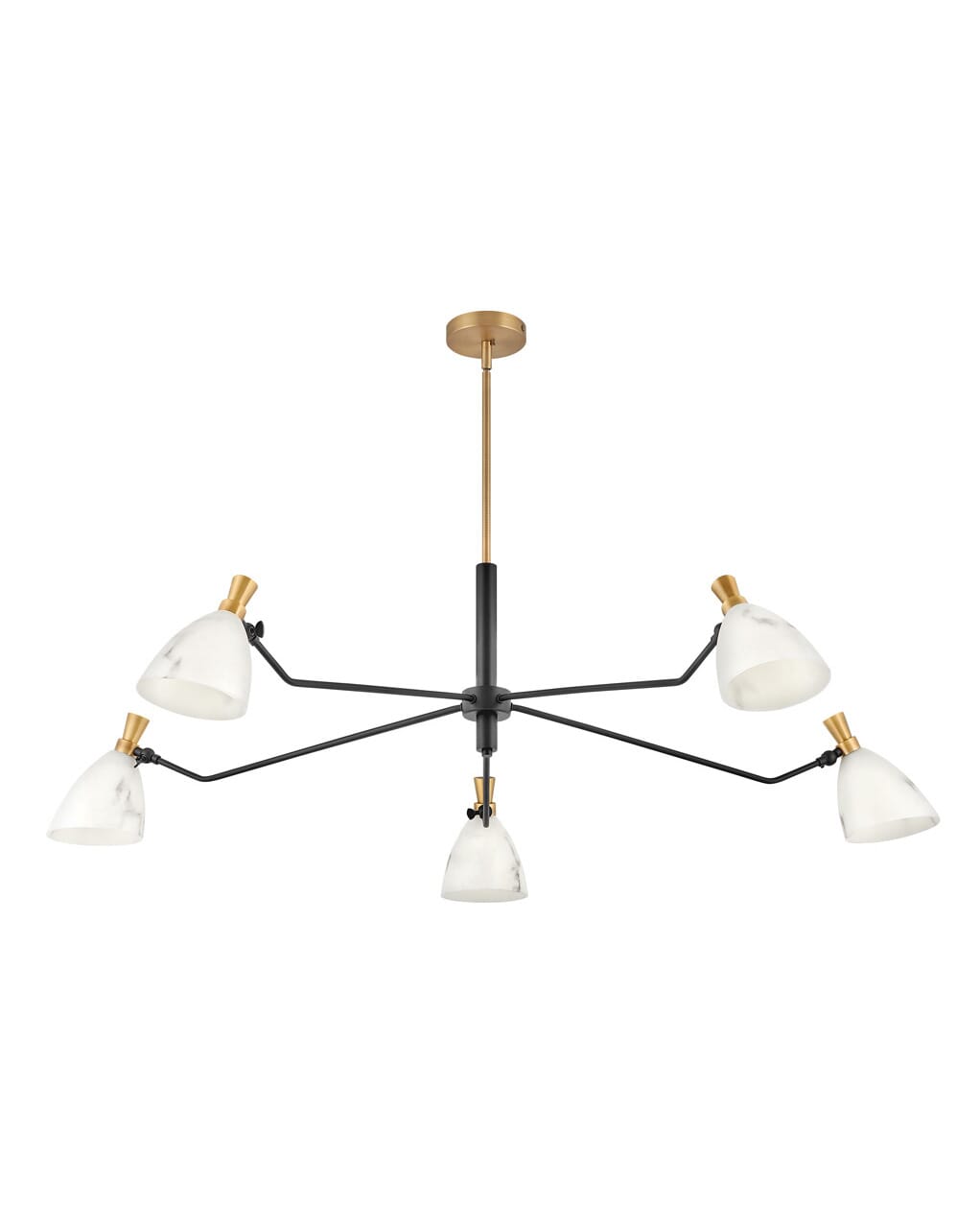 Heritage Brass LED Chandelier from the Sinclair Collection