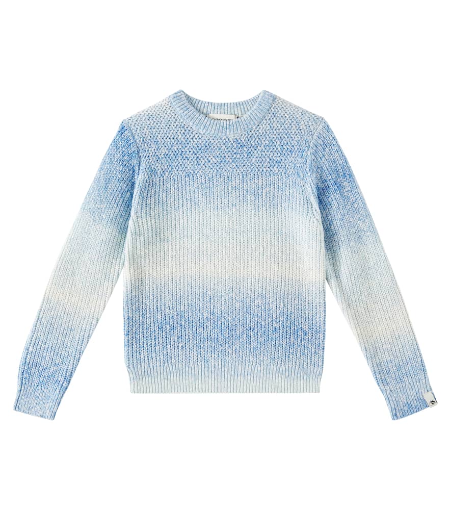 Scotch & Soda Kids Ombré cotton-blend sweater
