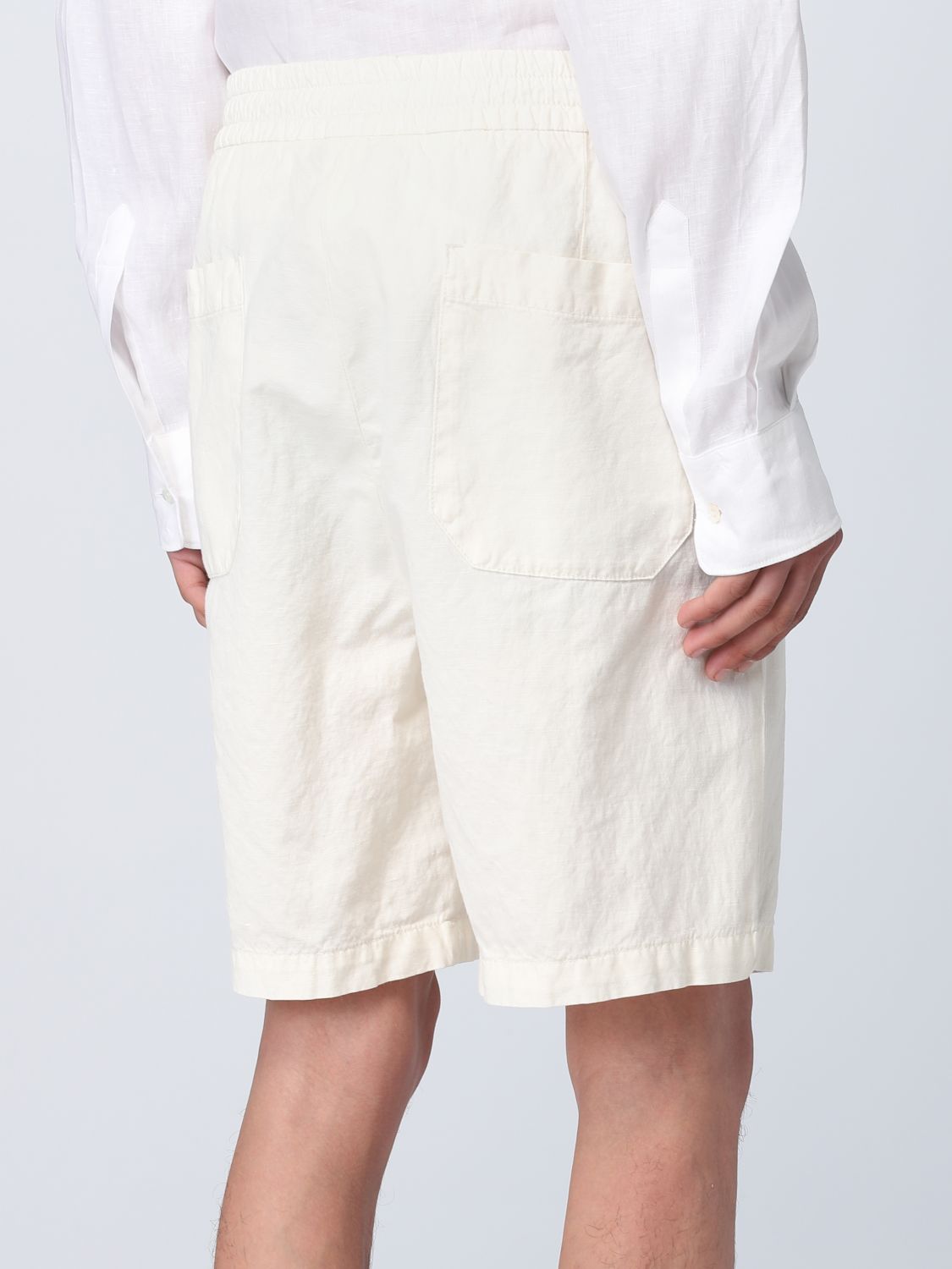 Short Men color Yellow Cream